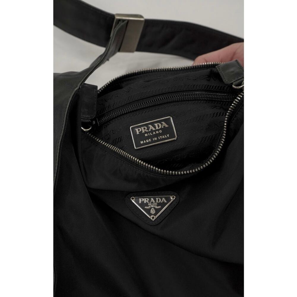 Prada Vintage Black Nylon Shoulder Bag - Picture 5 of 8